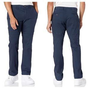 Amazon Essentials Men's Athletic-fit Casual Stretch Khaki Pant 36W X 34L Navy